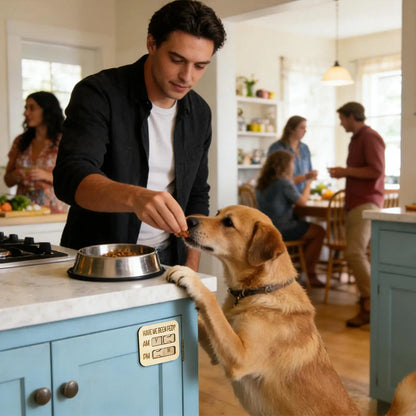 Pet Feeding Reminder Stand
